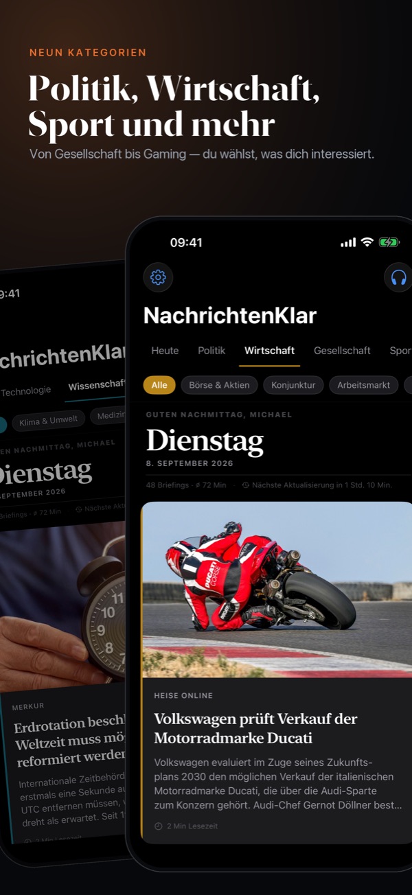 NachrichtenKlar, Screenshot 2 von 9