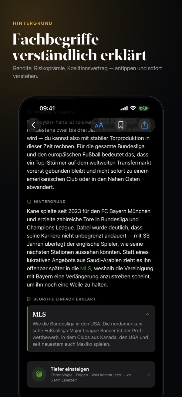 NachrichtenKlar, Screenshot 6 von 9