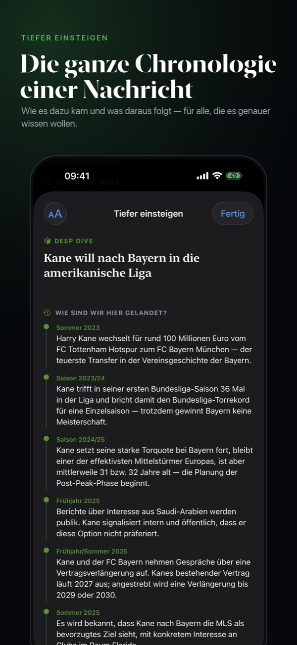 NachrichtenKlar, Screenshot 8 von 9