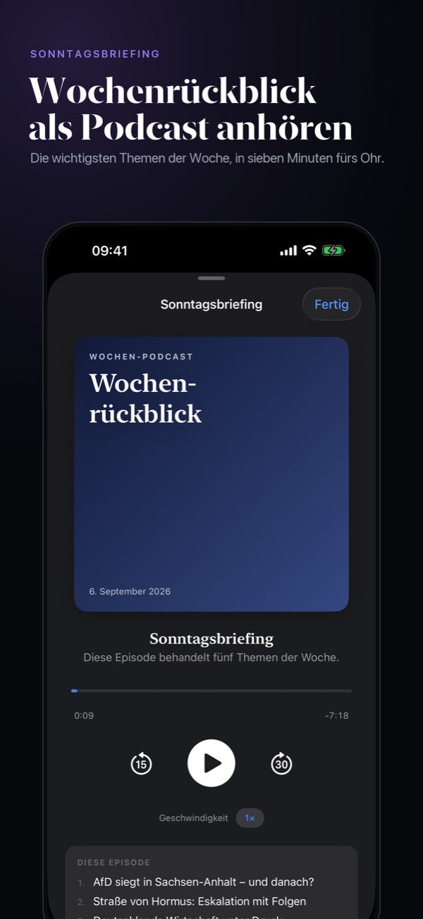 NachrichtenKlar, Screenshot 9 von 9